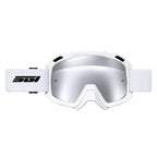 SGI Strike Goggles Gloss White Mirror Lens
