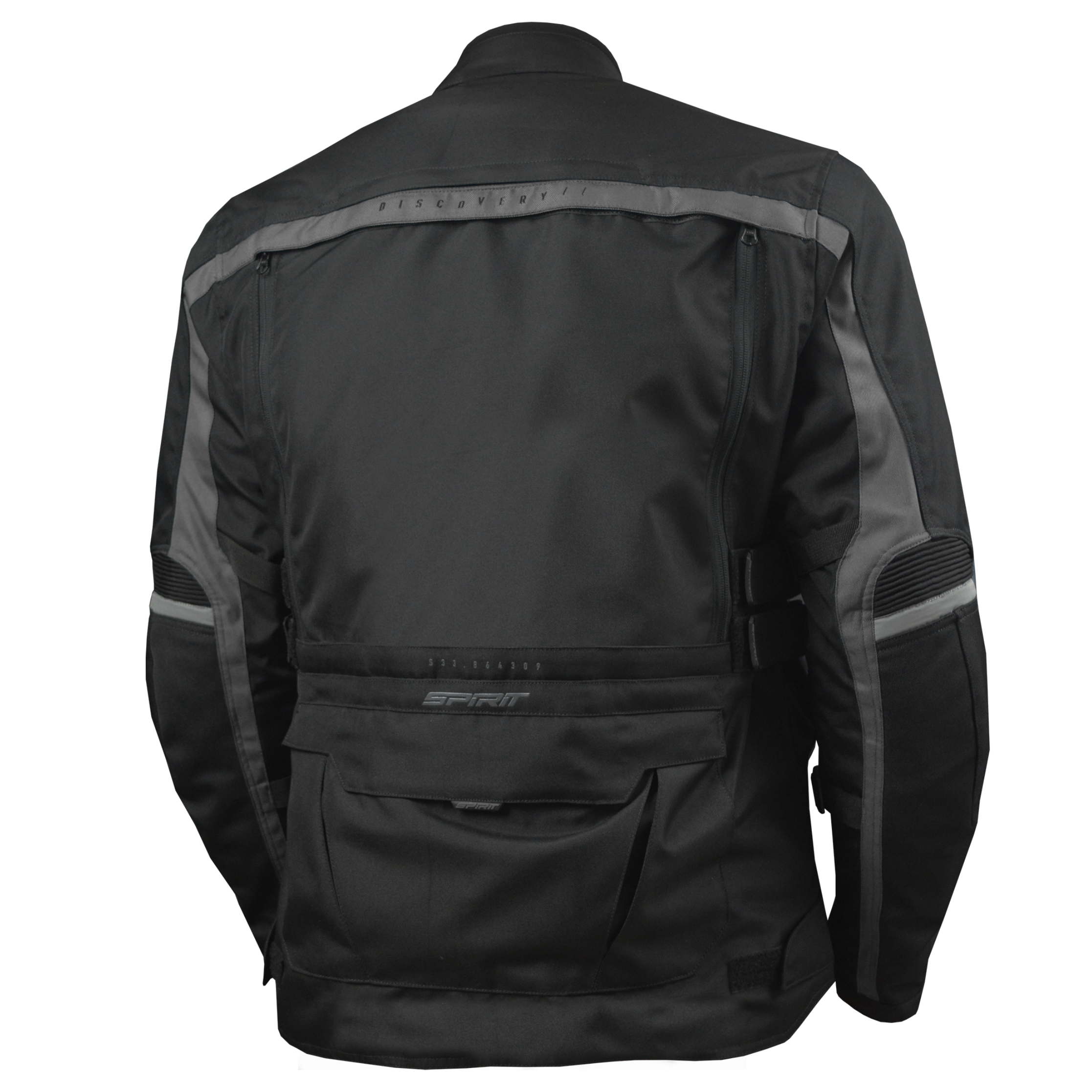SGI Discovery Black Motorcycle Jacket